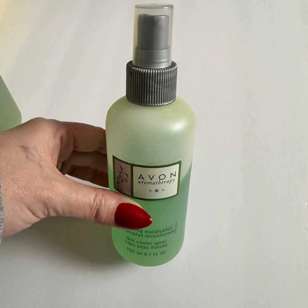 Avon Aromatherapy Nurturing Eucalyptus Gift Set Skin Cooler Foam Bath Body Cream - Picture 3 of 9